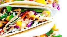 Mango Chipotle Fish Tacos