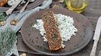 Maple and Walnut-Crusted Salmon