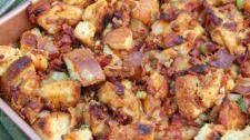 Maple Bacon Brioche Stuffing