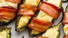 Maple Bacon-Wrapped Jalapeño Poppers