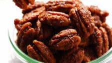 Maple Candied Pecans