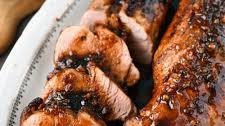 Maple glazed pork tenderloin