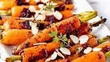 Maple Thyme Roasted Carrots