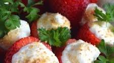 Mascarpone Stuffed Strawberries