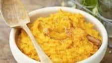 Mashed Sweet Potatoes with Banana and Brown Sugar