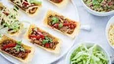 Matthew Tomkinson's spicy veggie tacos with guacamole
