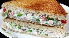 Mayonnaise Sandwich Recipe (Veg Mayo Sandwich)