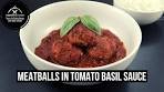 Meatballs in Tomato Basil Sauce | Cooking with Nox