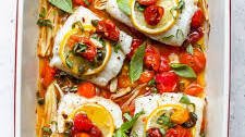 Mediterranean Baked Cod