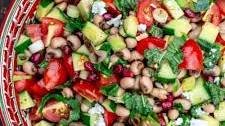 Mediterranean Black Eyed Pea Salad