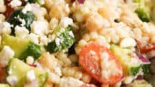 Mediterranean Chickpea Couscous Salad