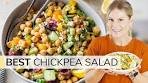 MEDITERRANEAN CHICKPEA SALAD | 15-minute recipe