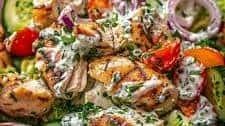 Mediterranean Delight: Tzatziki Chicken Salad