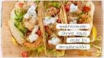 Mediterranean Shrimp Tacos with Tzatziki Sauce