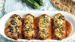 Mediterranean Zucchini Boats with Spinach & Feta: Low-carb ...