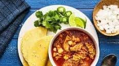 Menudo Rojo (Mexican Red-Chile Tripe Soup)