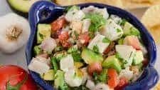 Mexican Ceviche with Avocado (Cheviche de Pescado)