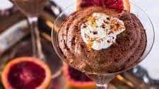 Mexican chocolate Mousse With Ancho and Orange