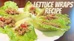 MINCED PORK LETTUCE WRAP RECIPE | PORK WITH ...