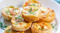 Mini Salmon Quiches