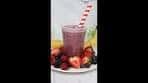 Mixed Berry Flaxseed Smoothie #Shorts