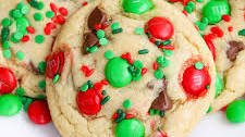 M&M Christmas Cookies