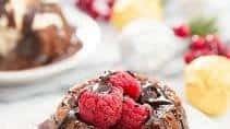 Molten Nutella Lava Cakes