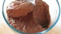 Mousse au chocolat à l'agar-agar