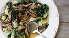 Mushroom and Bok Choy Risotto