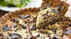 Mushroom and Gruyère Quiche