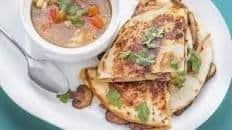 Mushroom and Swiss Cheese Quesadillas