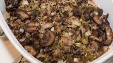 Mushroom and Wild Rice Dressing