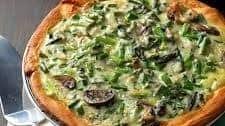 Mushroom Asparagus Quiche