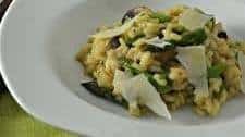 Mushroom Asparagus Risotto