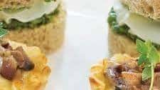 Mushroom Brie Phyllo Cups