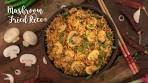 Mushroom Fried Rice | Fried Rice Recipes