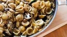 Mushroom Orecchiette with Cream