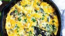 Mushroom Spinach Frittata Recipe