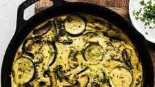 Mushroom Zucchini Frittata