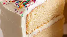 My best Vanilla Cake - stays moist 4 days!