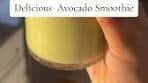 My Go-to Smoothie as of late! This creamy avocado smoothie ...