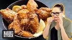 My IMPOSSIBLE wings...crispy AND sticky 💯Honey Lemon ...
