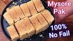 Mysore Pak Recipe with Secret Tips & Tricks Halwai Style ...