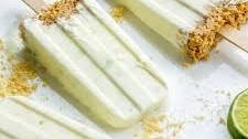 Naturally-Sweetened Key Lime Pie Popsicles