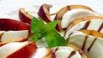 Nectarine Caprese Salad 🍑 • Nectarine • Mozzarella • Olive oil ...