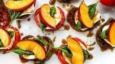 Nectarine Tomato Caprese Salad