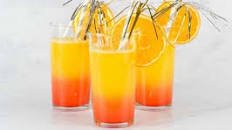 New Year Sunrise Mocktail for Kids