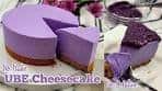 No-Bake Ube Cheesecake