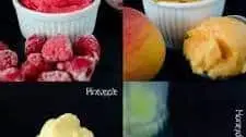 No churn Easy Fruit Sorbet (four flavours plus make your own!)