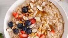 Oatmeal with Flaxseed (Healthy Recipe)